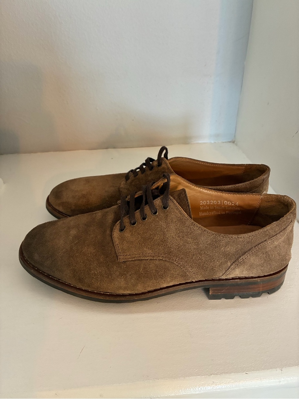 Thursday Boot brown suede shoes size 8. Lug soles. Excellent condition.